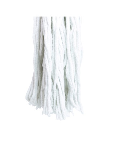 Mopa De Algodón 200g Con Mango De Madera